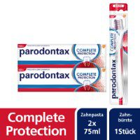 parodontax Complete Protection Set, Zahnpasta 2x75ml, Zahnbürste 1 Stück